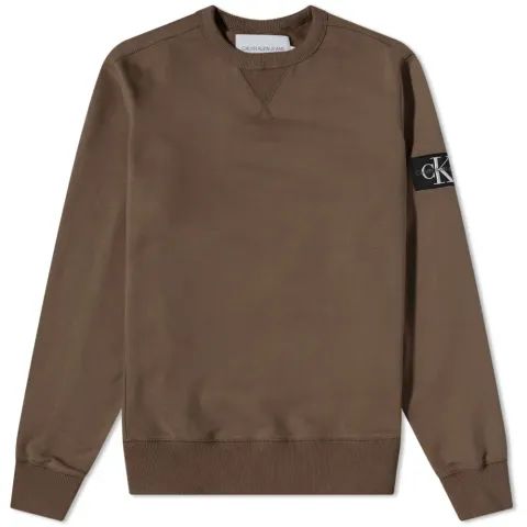 Monogram Sleeve Badge Crew Sweat