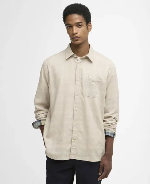 Kingswell Tartan Long-Sleeved Relaxed Shirt