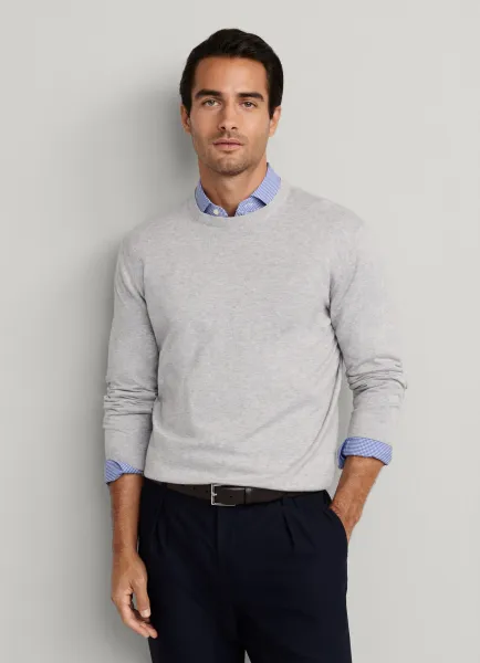 Cotton-Cashmere Crew-Neck Jumper