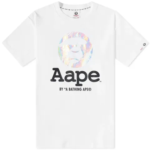 AAPE Foil Camo Moon Face T-Shirt
