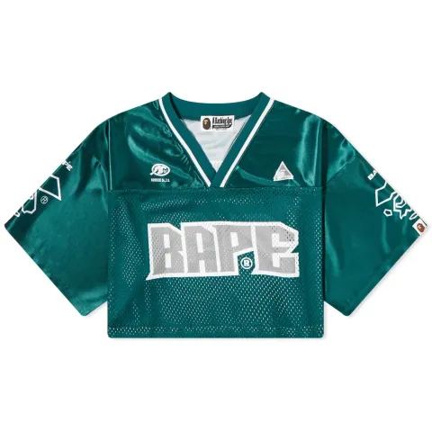 Logo Cropped Football Top