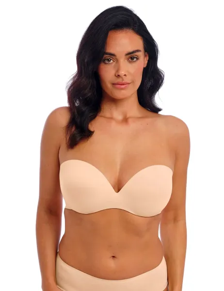 Wacoal Ines Secret Strapless Wired Multiway Push-Up Bra C-F Nude