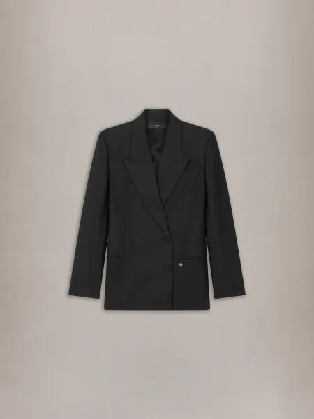 WOMEN - WOMEN'S DOUBLE BREASTED BLAZER - Black