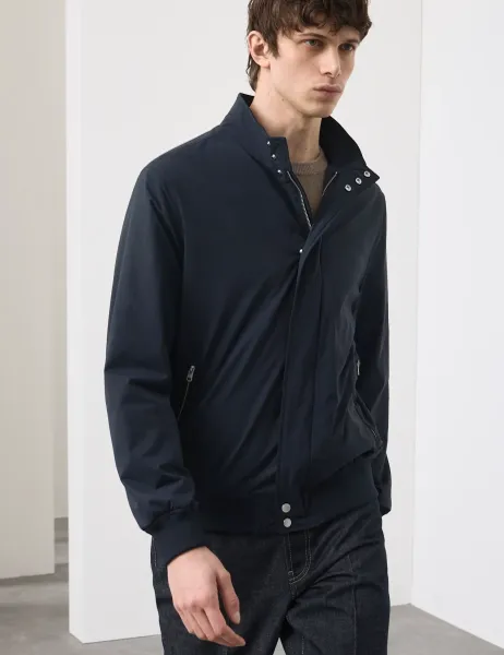 Autograph Bomber Jacket Dark Navy
