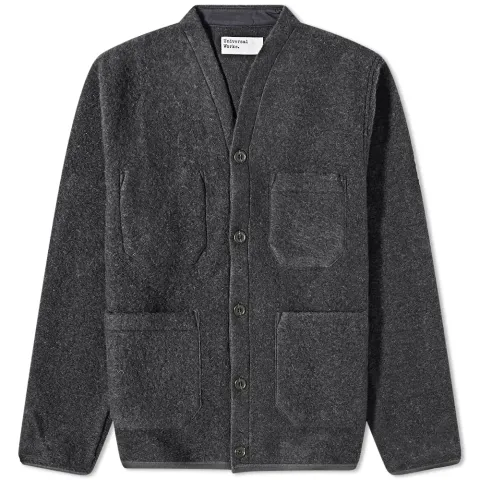 Wool Fleece Cardigan