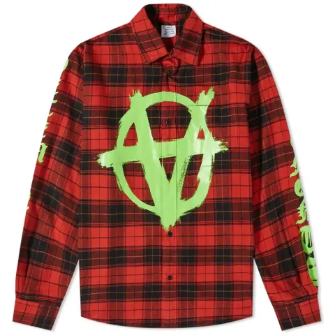 Anarchy Check Flannel Shirt