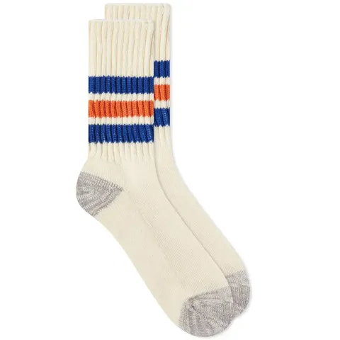 Coarse Ribbed Old School Crew Socks