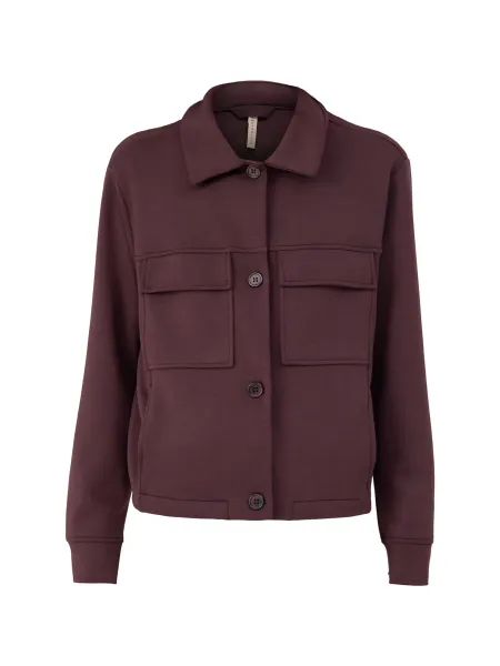 Banu 337 Modal Blend Jacket - Chocolate Plum