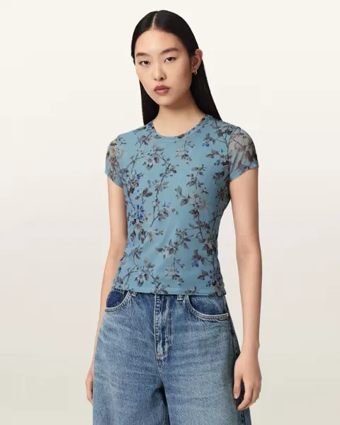 Ellie Slim Fit Mesh T-Shirt