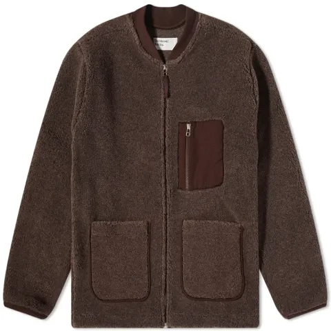 Sherpa Fleece Zip Jacket