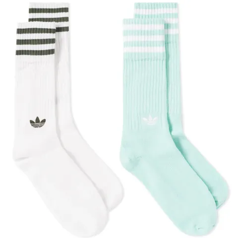 Solid Crew Sock - 2 Pack