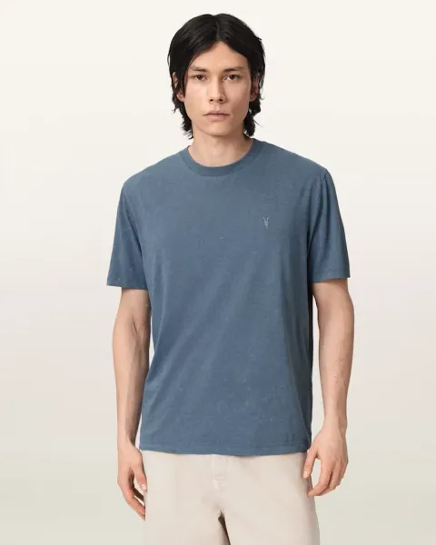 Saka Short Sleeve Ramskull Cotton T-Shirt
