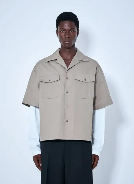Short-Sleeve Button-Down Shirt
