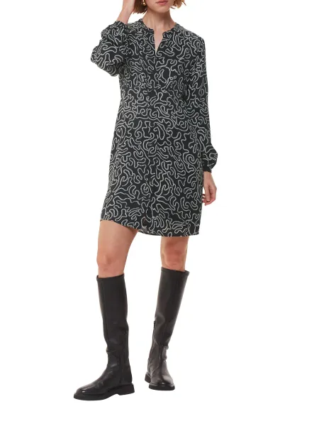 Whistles Chain Print Flippy Dress