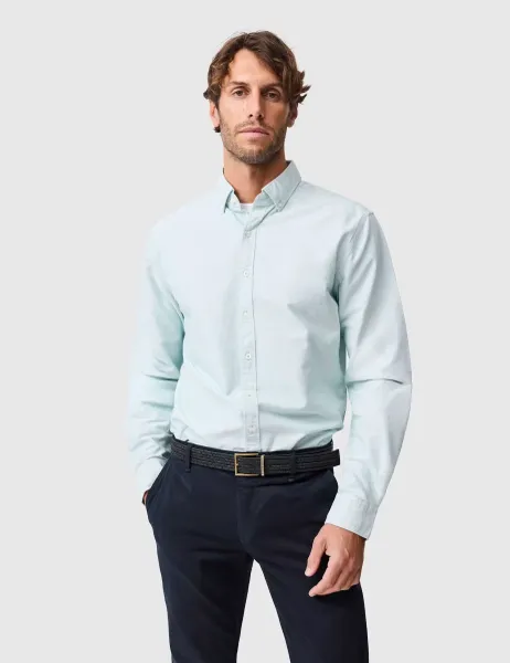 Rodd & Gunn Pure Cotton Oxford Shirt Green