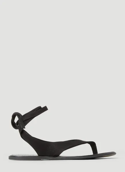 Leather Flat Sandals