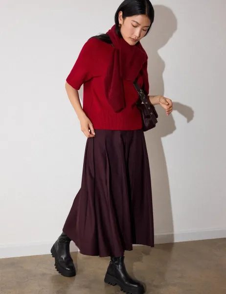Whistles Pure Wool Knitted T-Shirt