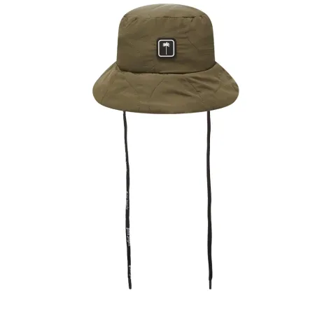 Patch Logo Quilted Bucket Hat