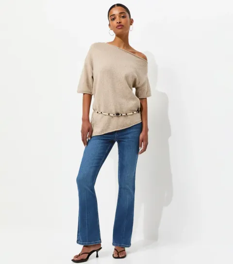 New Look Women's Mid Blue Montana Bootcut Jeans