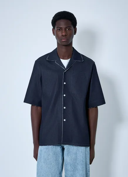 Denim Bowling Shirt