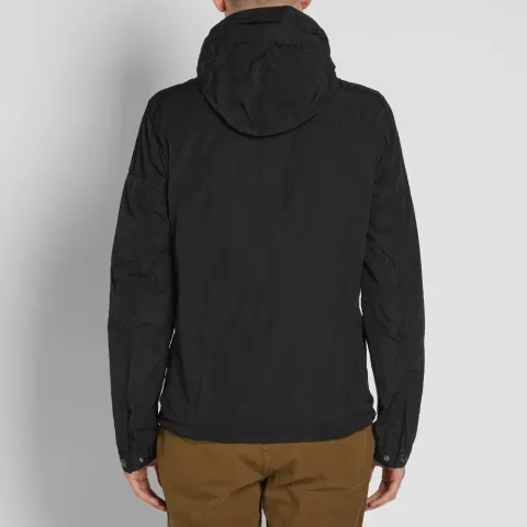 Garment Dyed Arm Lens Hooded Jacket