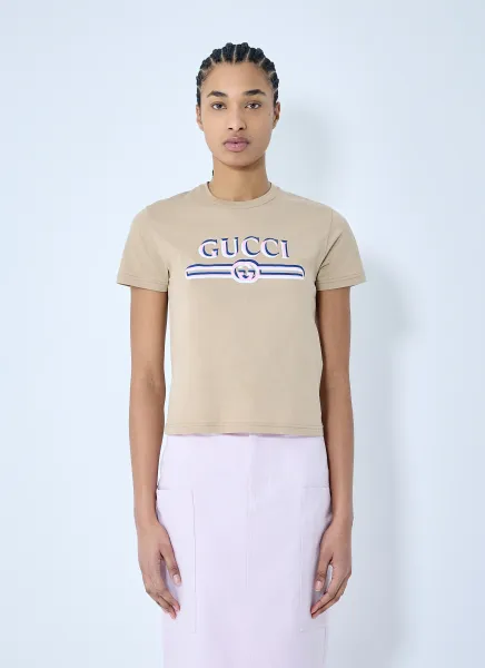 Printed Logo Motif T-Shirt