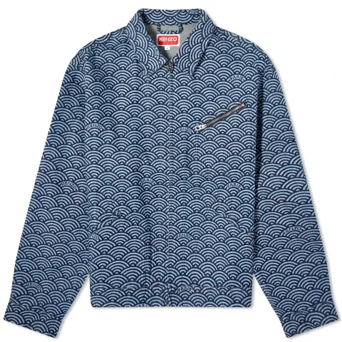 Seigaiha Denim Jacket