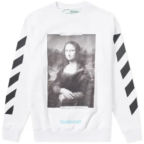 Diagonal Monalisa Crew Sweat