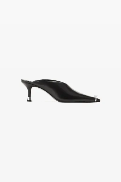 Akilita Ring Mule in leather 65mm