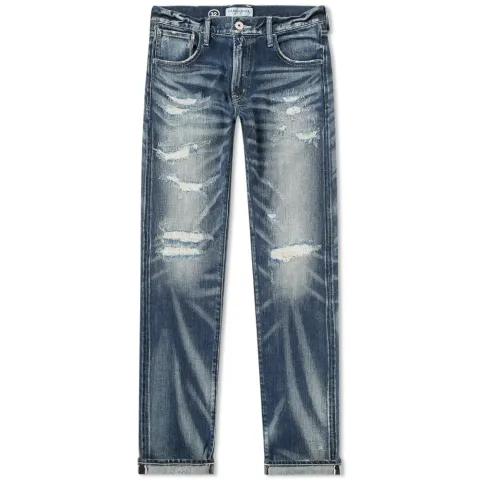 Damaged Repair Slim Tapered Jean