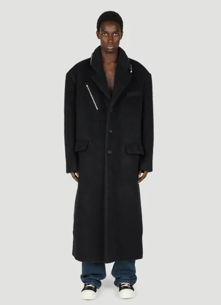 Brushed Wool Coat
