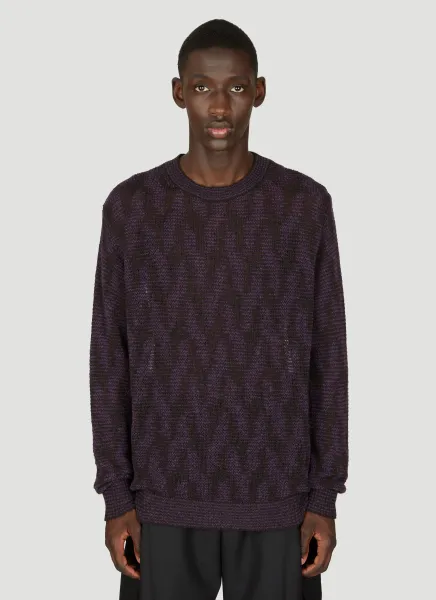Jacquard Knit Sweater