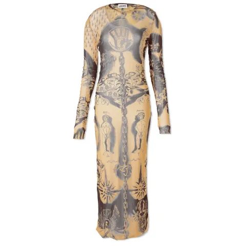Heraldique Long Sleeve Dress