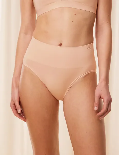 Triumph Soft Sculpt High Waisted Tummy Control Shaping Knickers Beige