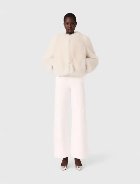 Short faux fur jacket