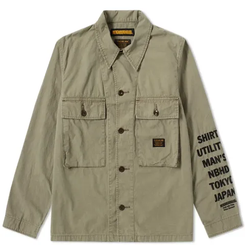 Military Utility Shirt Jacket