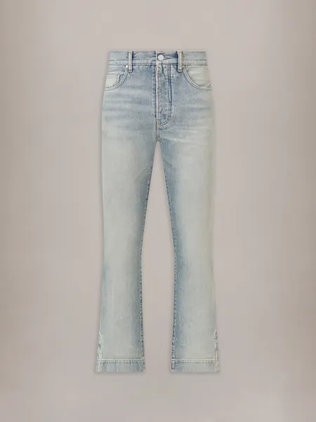 STRAIGHT FLARE JEAN - Antique Indigo
