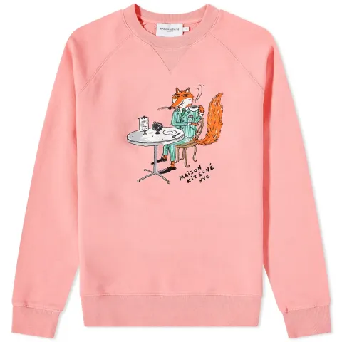 by Olympia Le-Tan Coffee Fox Crew Sweat