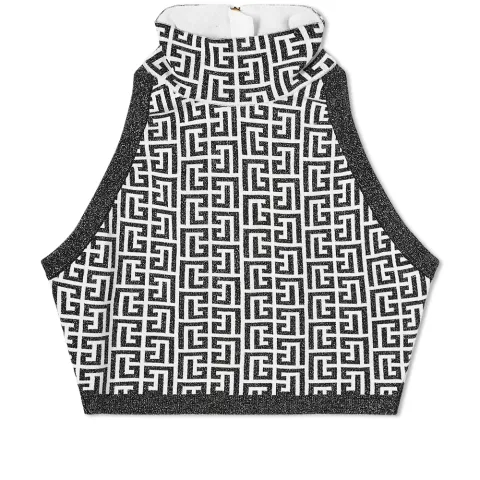 Monogram Logo Crop Top