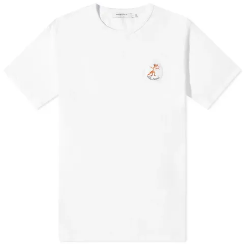 x Olympia Le Tan Flower Fox Patch T-Shirt