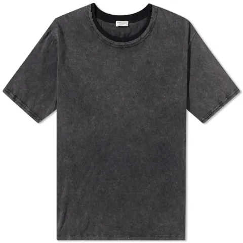 Oversize Double Collar Destroyed Tee