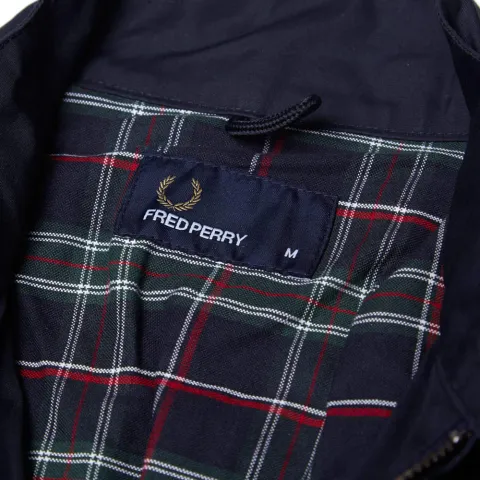 Fred Perry Waxed Cotton Harrington Jacket