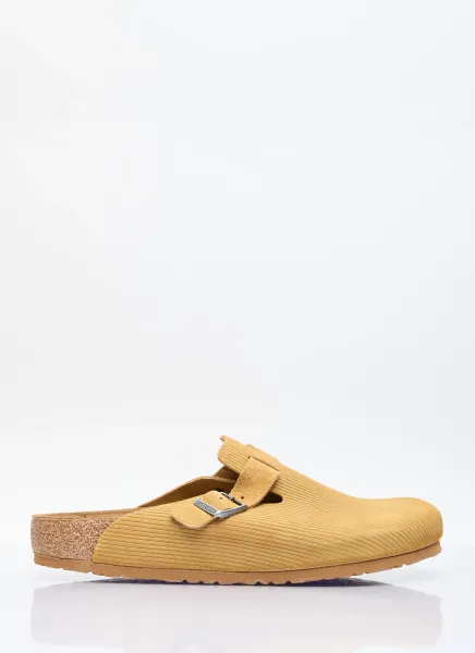 Embossed Boston Mules