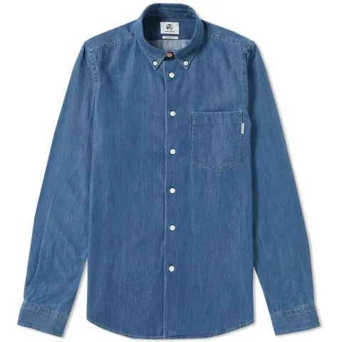 Tailored Fit Denim Shirt