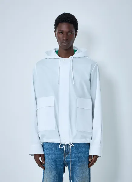 Runway Hooded Poplin Jacket