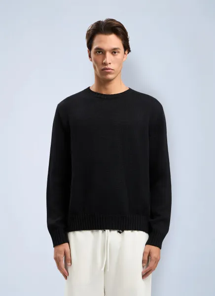 Back Curved Logo Sweater