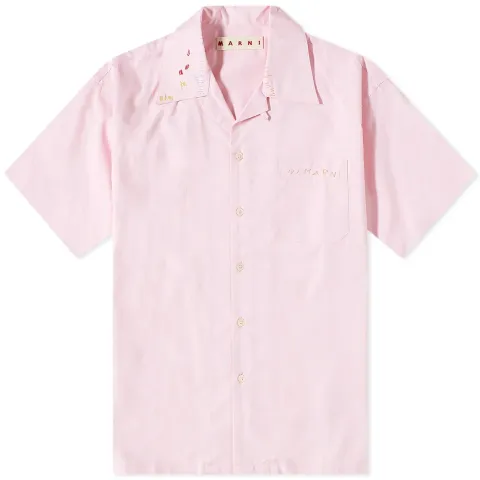 Embroidery Logo Vacation Shirt