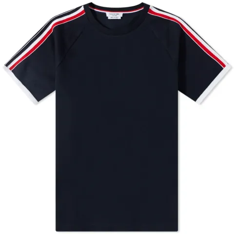 Raglan Grosgrain Striped T-Shirt