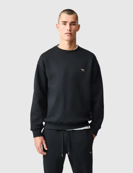 Rodd & Gunn Otago Cotton Rich Crew Neck Sweatshirt Black