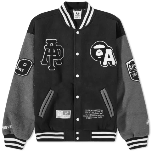 AAPE Embroidered Baseball Jacket
